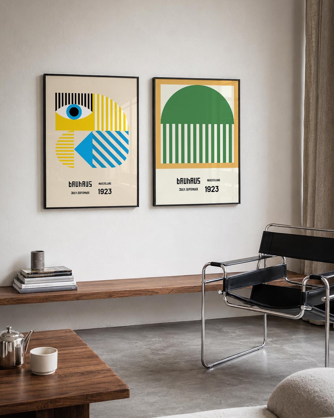 Kleurrijke vormen Posterset