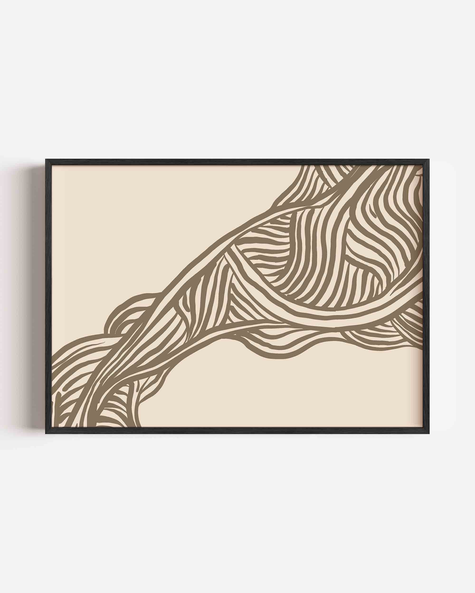 Abstracte lijnen Poster