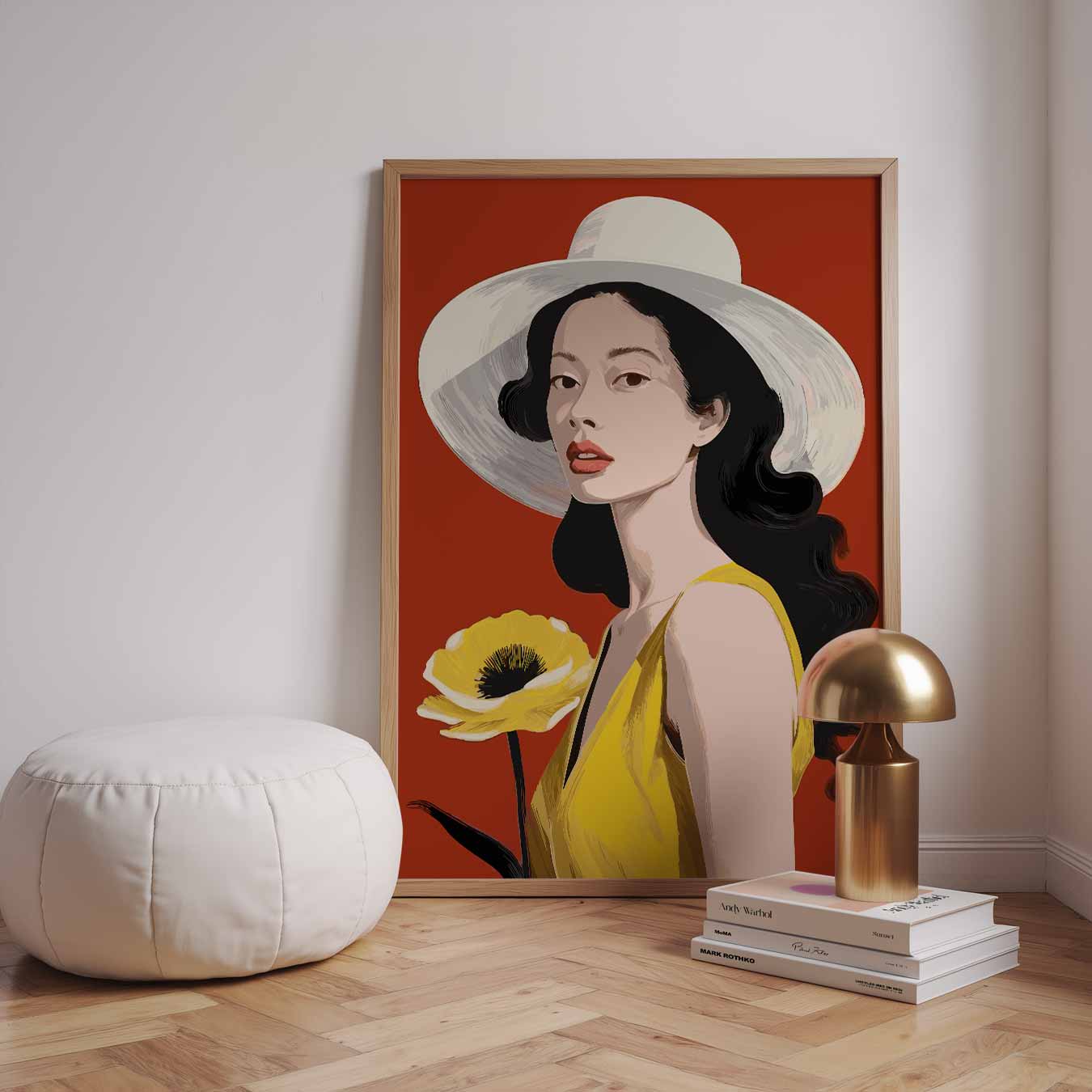 Vrouwelijke Elegantie Poster-WallArtistic