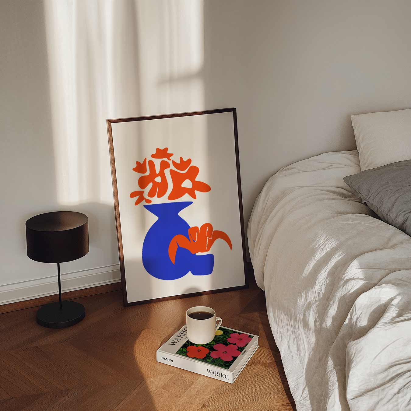 Kleurrijke Vaas Abstractie Poster-WallArtistic