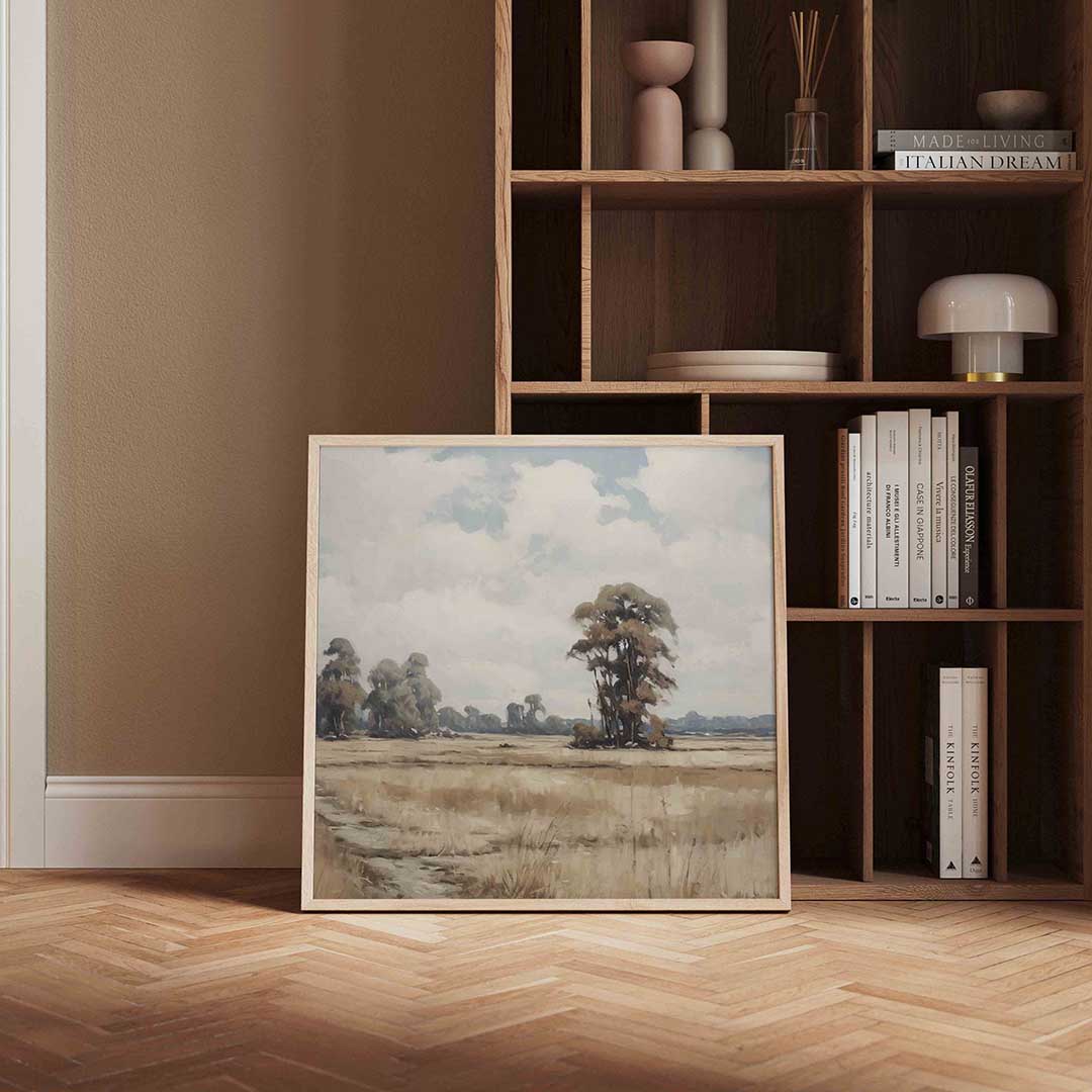 Landschap met bomen Poster
