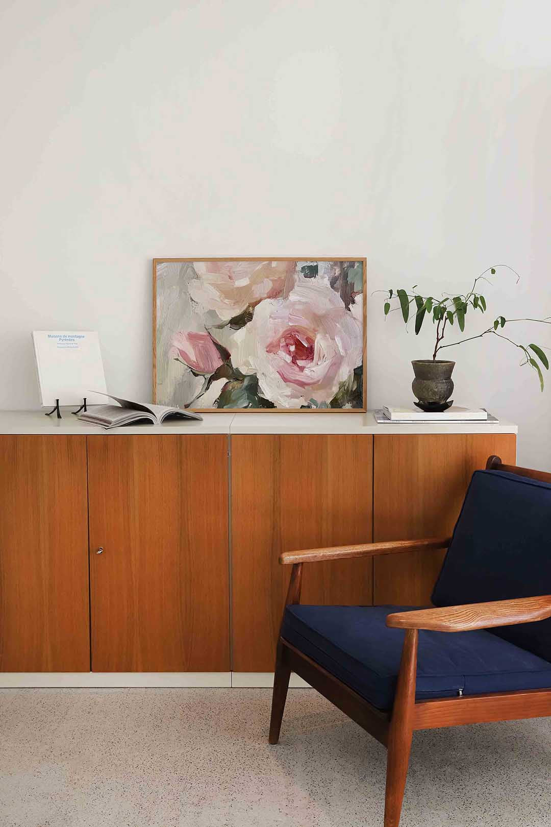 Rozen in zachte tinten Poster