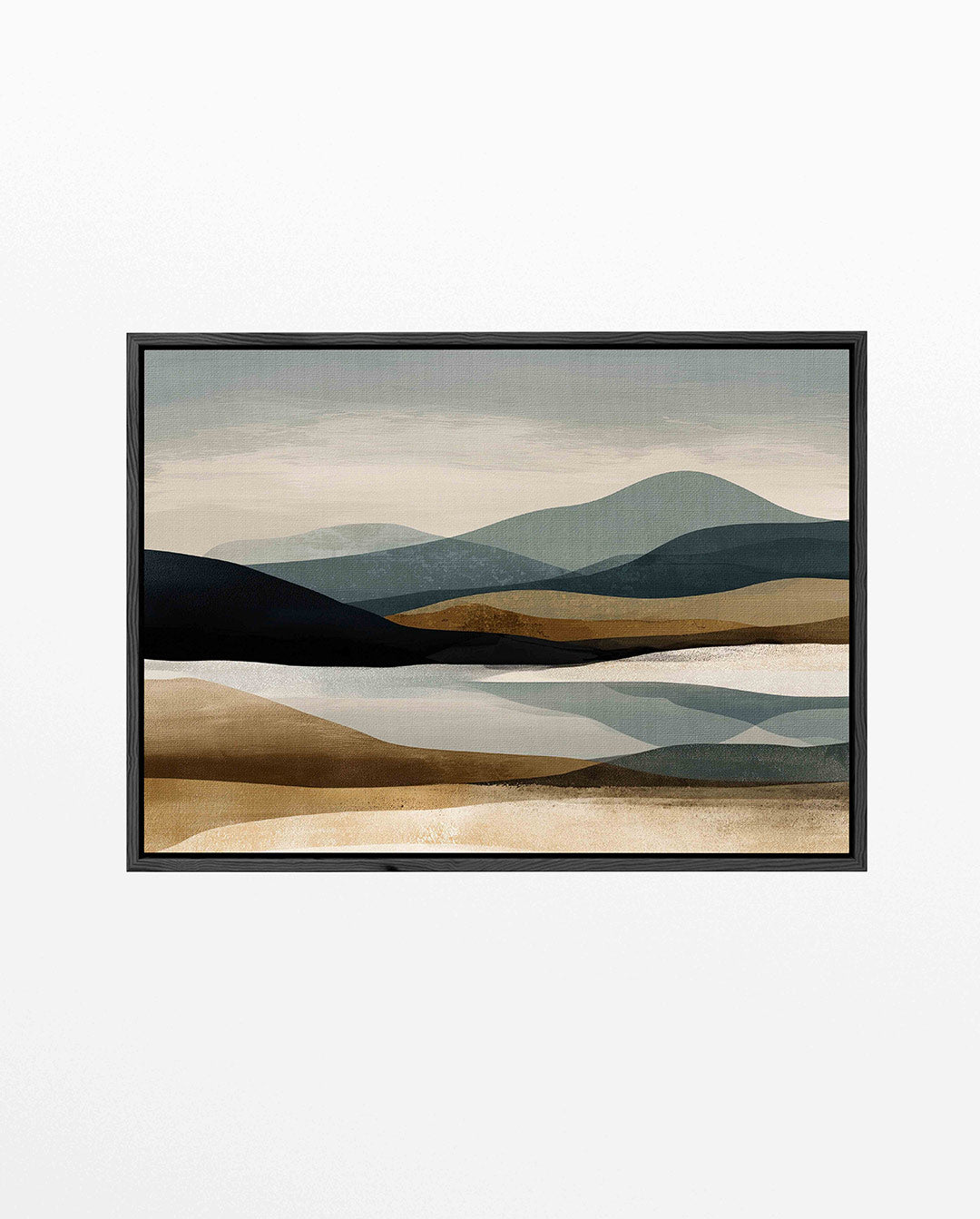 Gelaagde compositie Kunstwerk