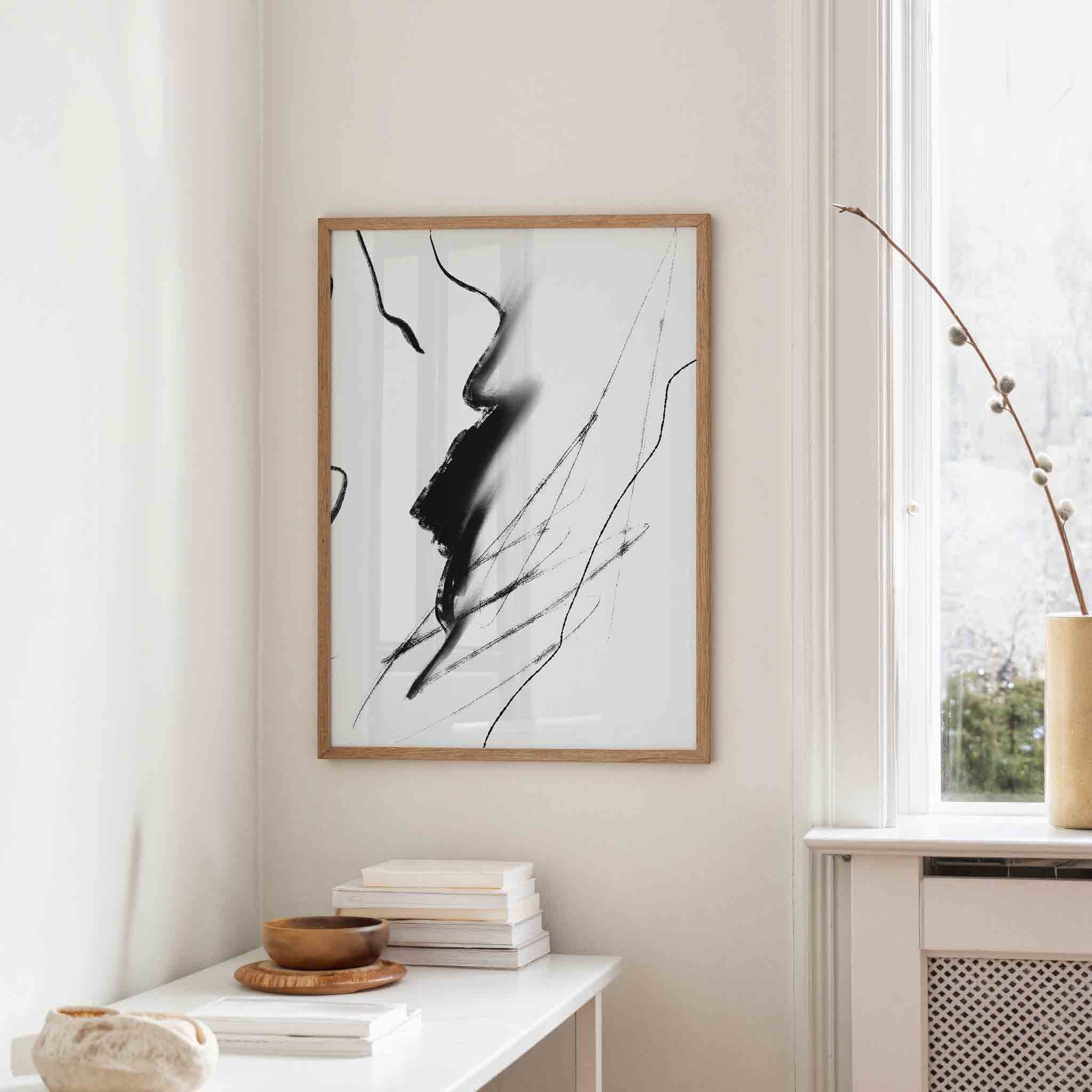 Abstracte lijnen Poster