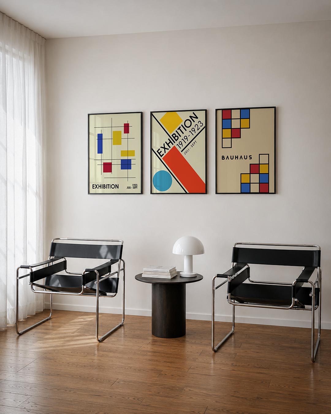 Kleur en lijnenspel Posterset