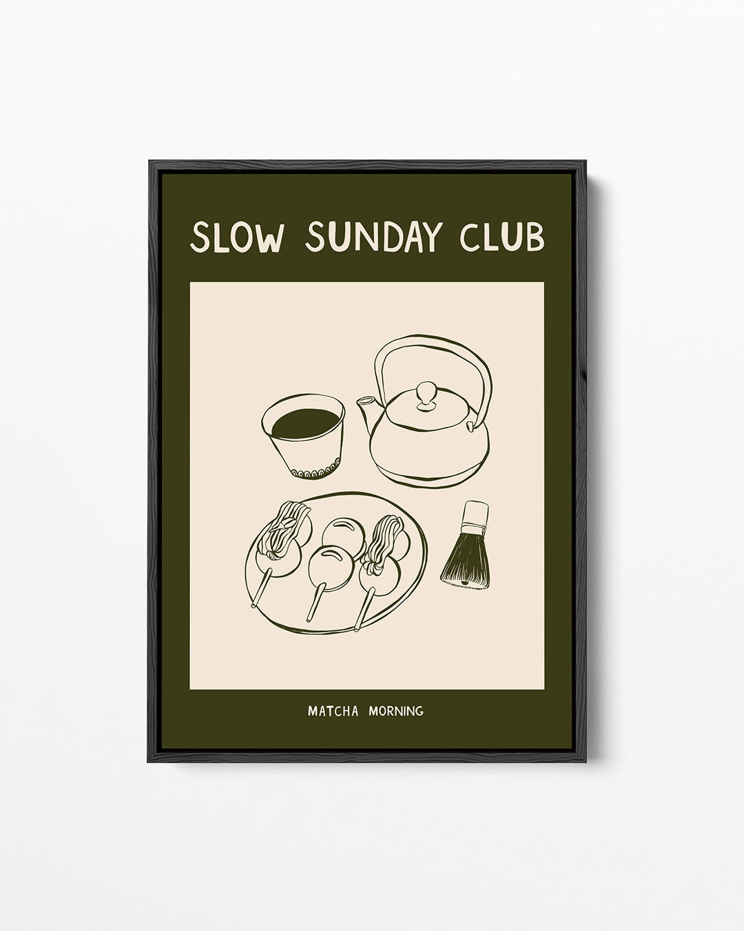 Rustige zondag illustratie Kunstwerk