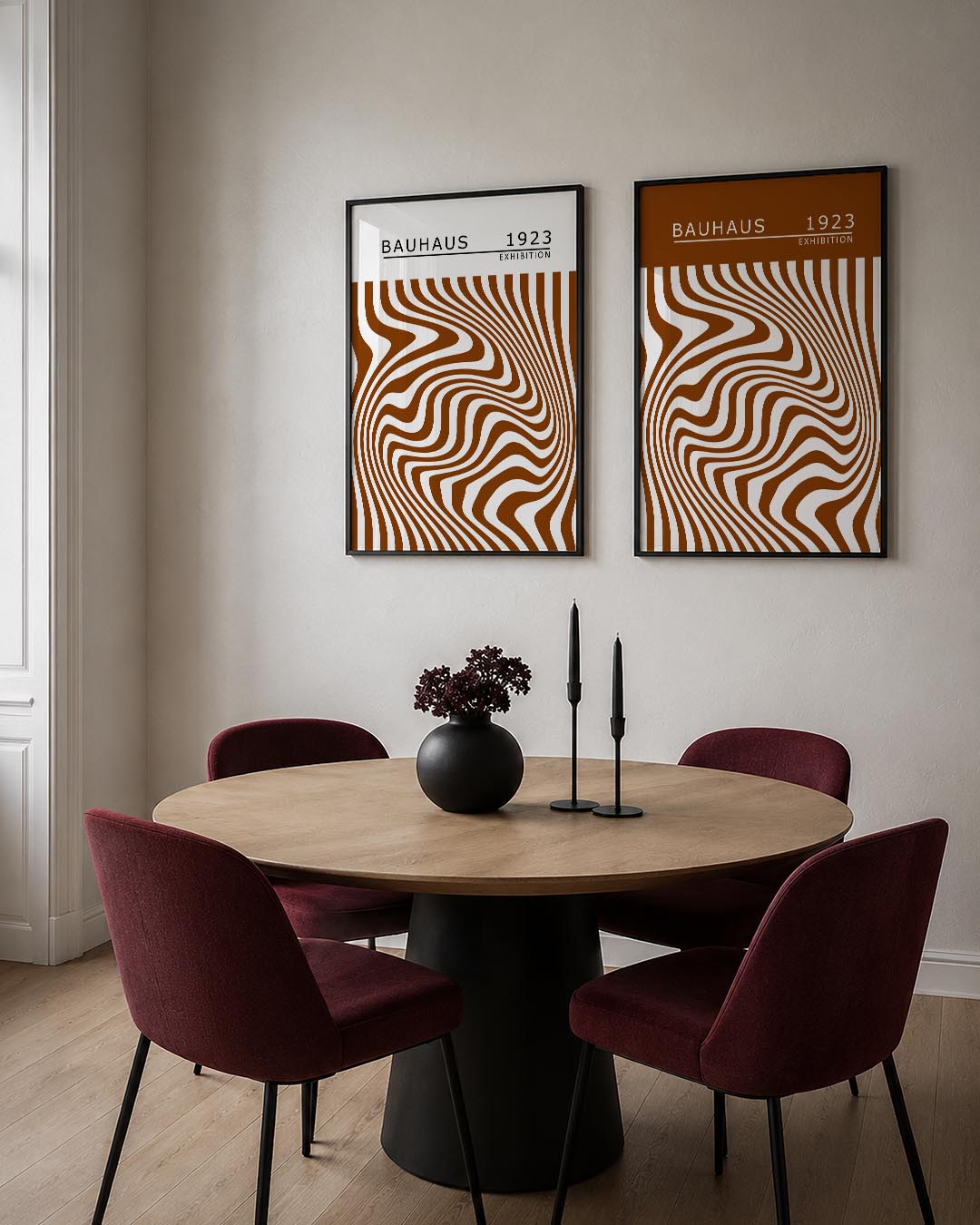 Golvend lijnenspel Postersets