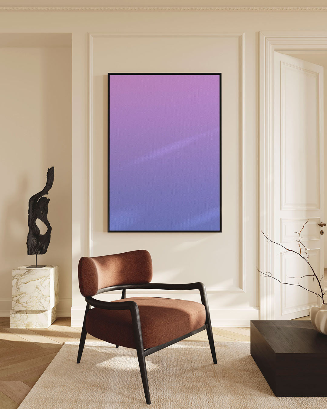 Kleurovergang compositie Kunstwerk