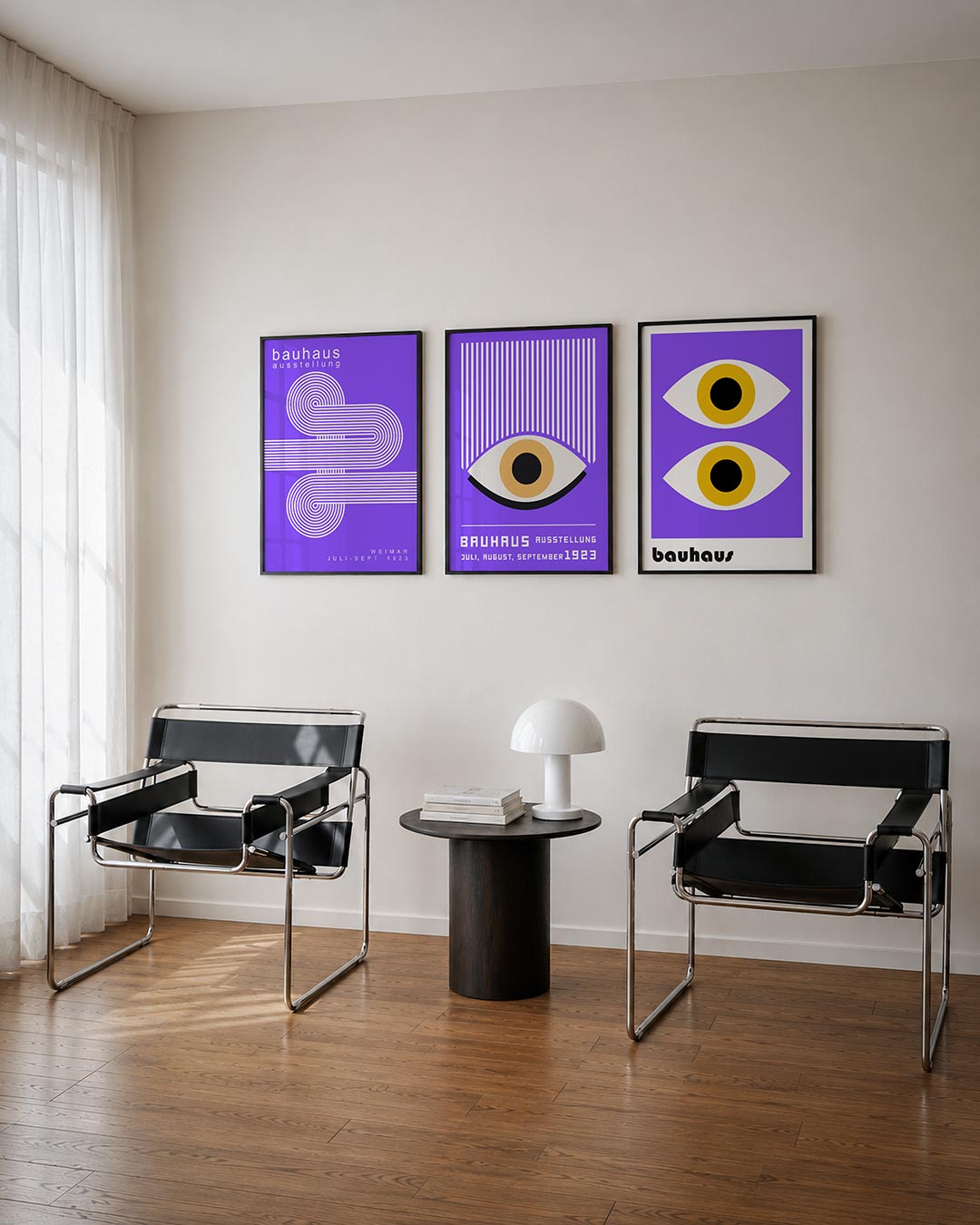 Lijnenspel en cirkelritme Posterset