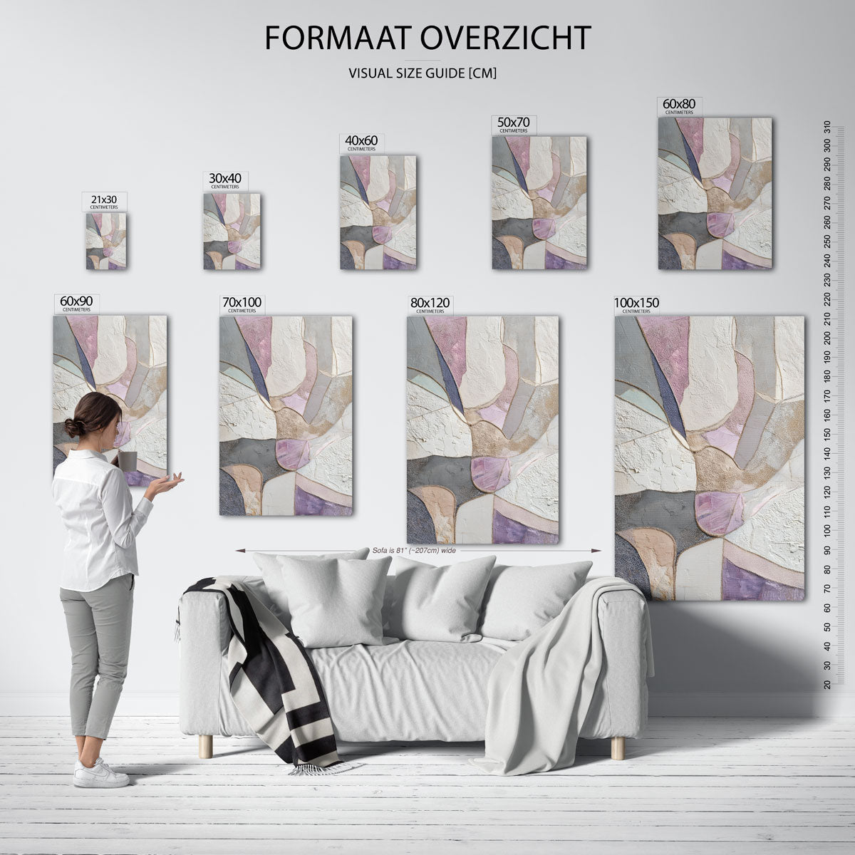 Abstracte vormen Poster