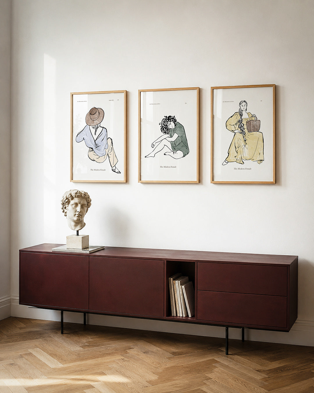 Vorm en lijnenspel Posterset