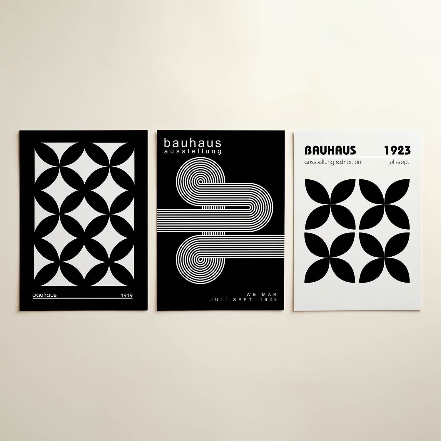 Vormritme en contrast Posterset