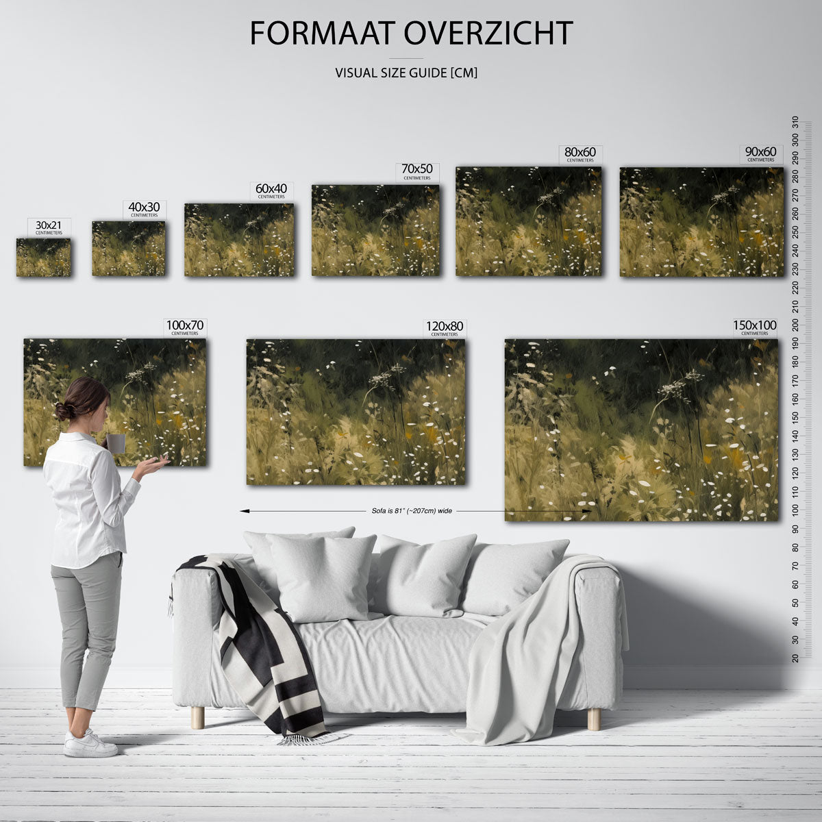 Wilde bloemen Poster