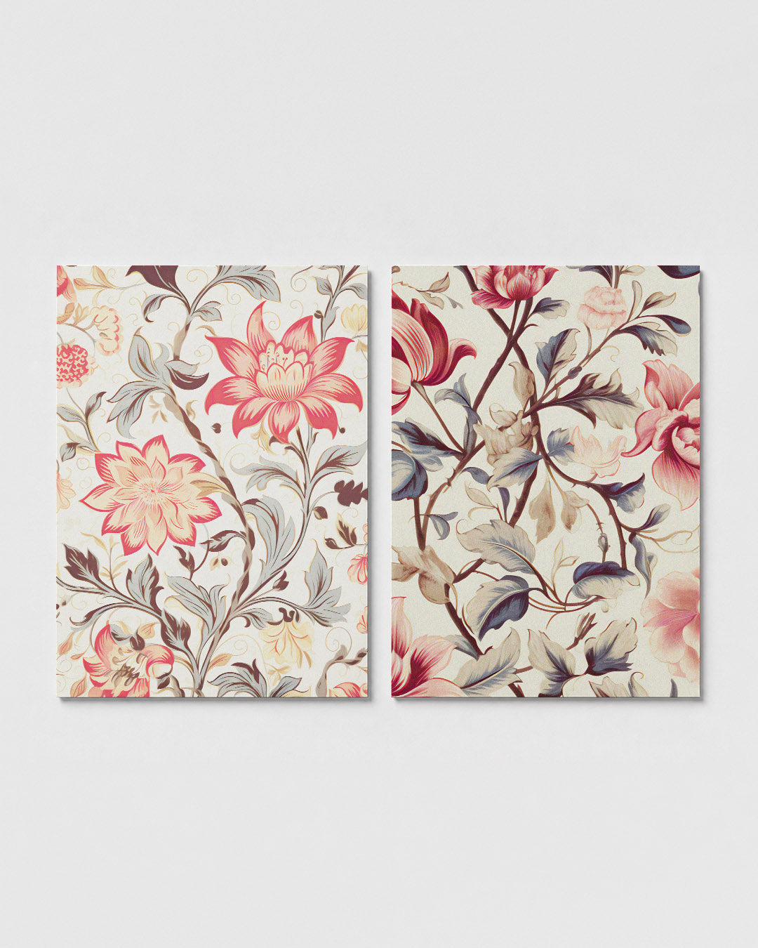 Bloemen en bladeren Posterset