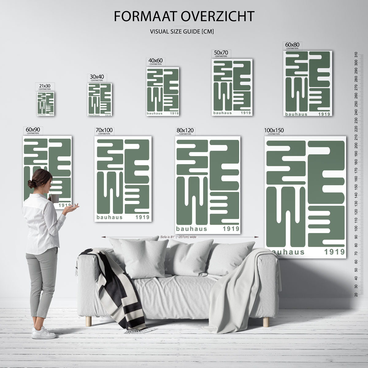 Vorm en lijnen Poster