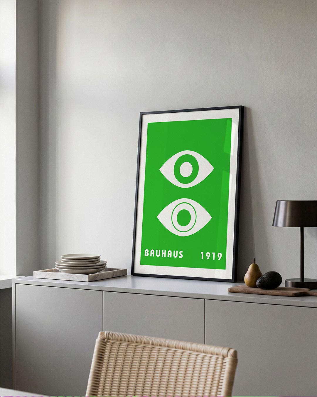 Oogvormen en kleur Poster