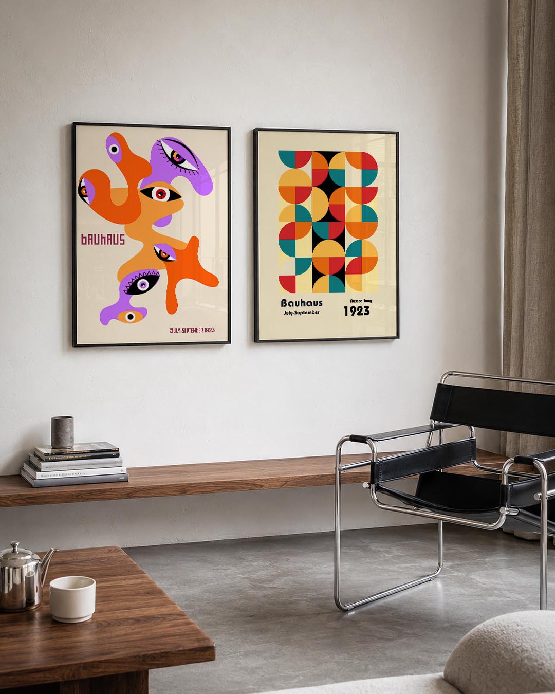 Oogvormen en kleuren Posterset