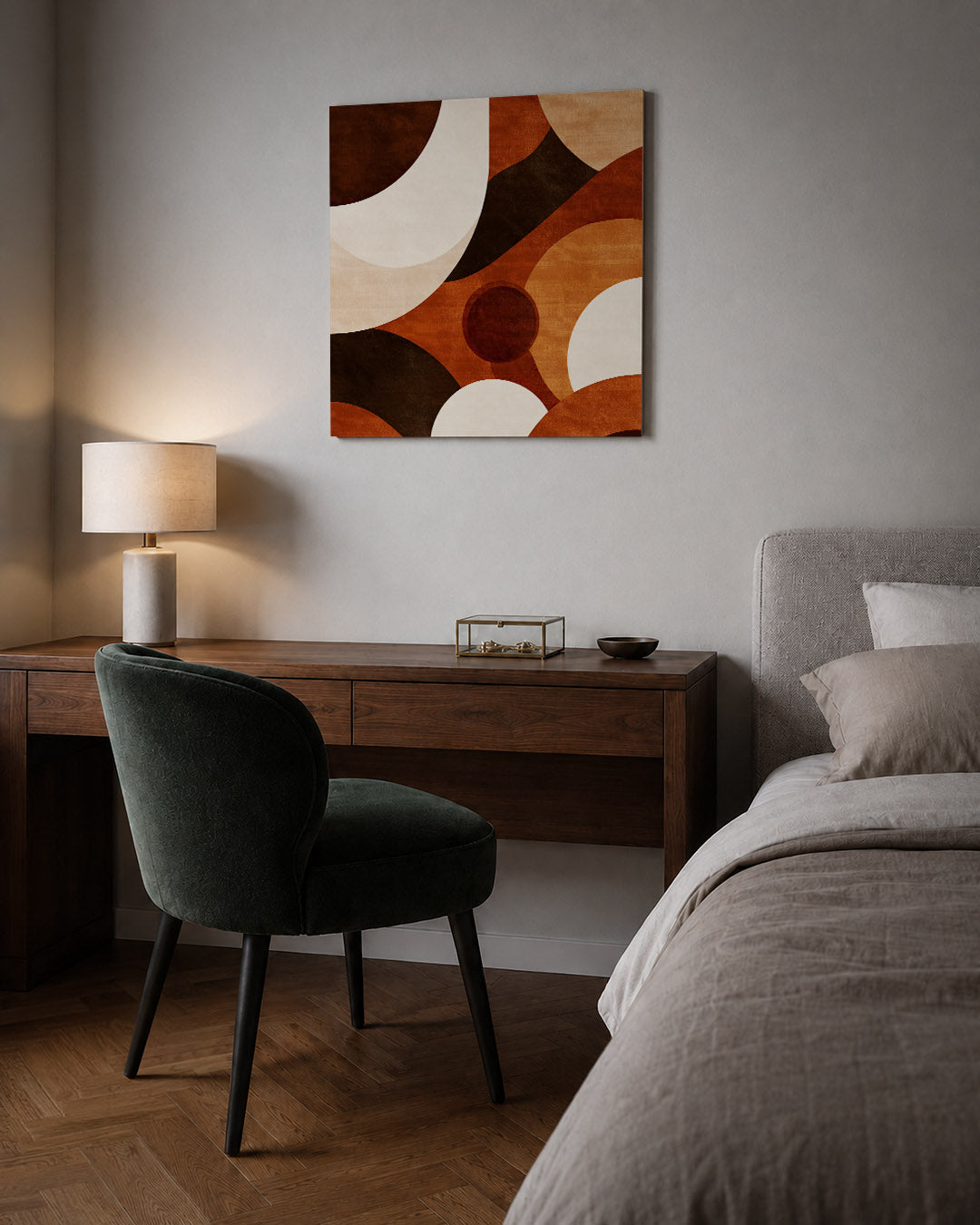 Organische vormen compositie Kunstwerk