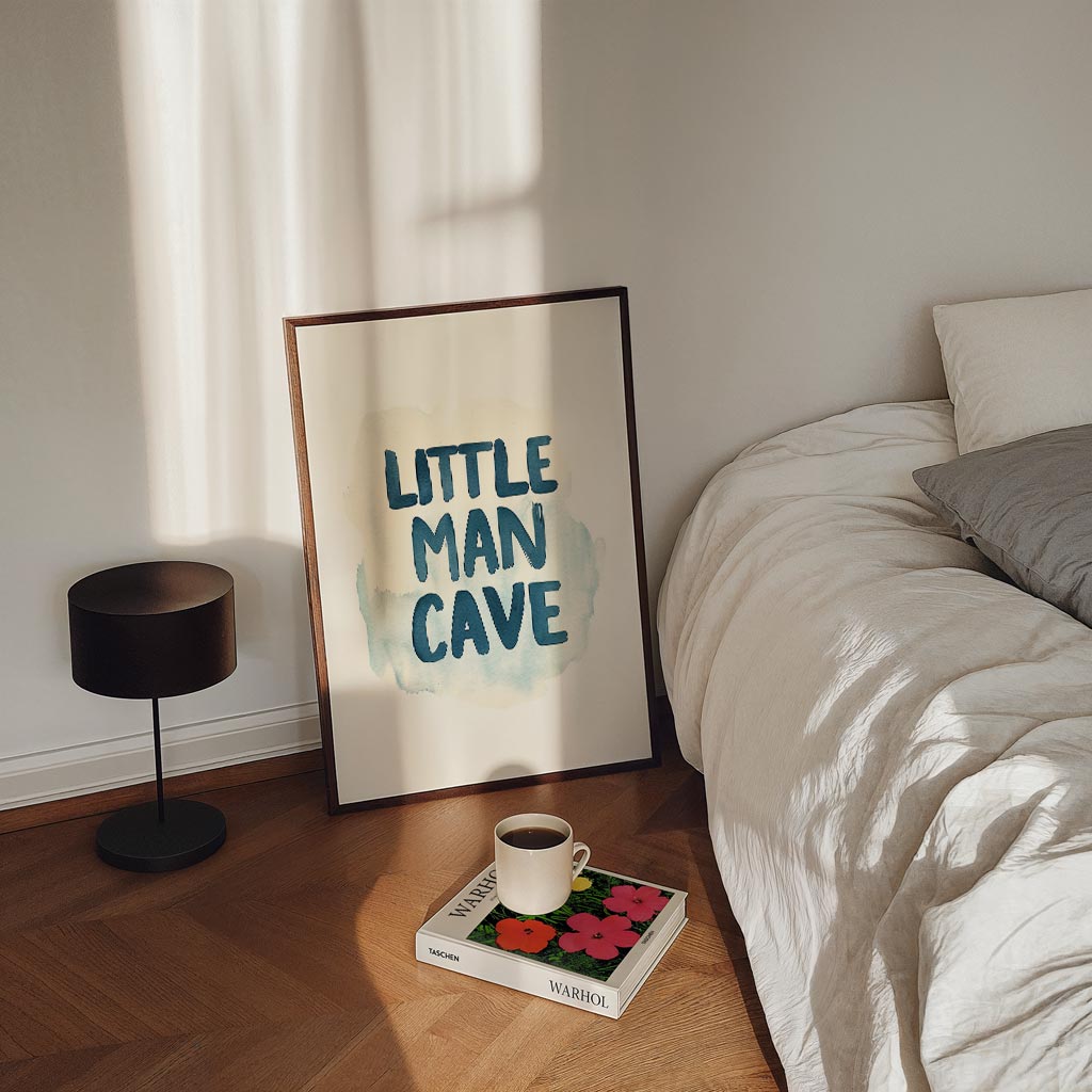 Stoere Kids Man Cave Poster-WallArtistic