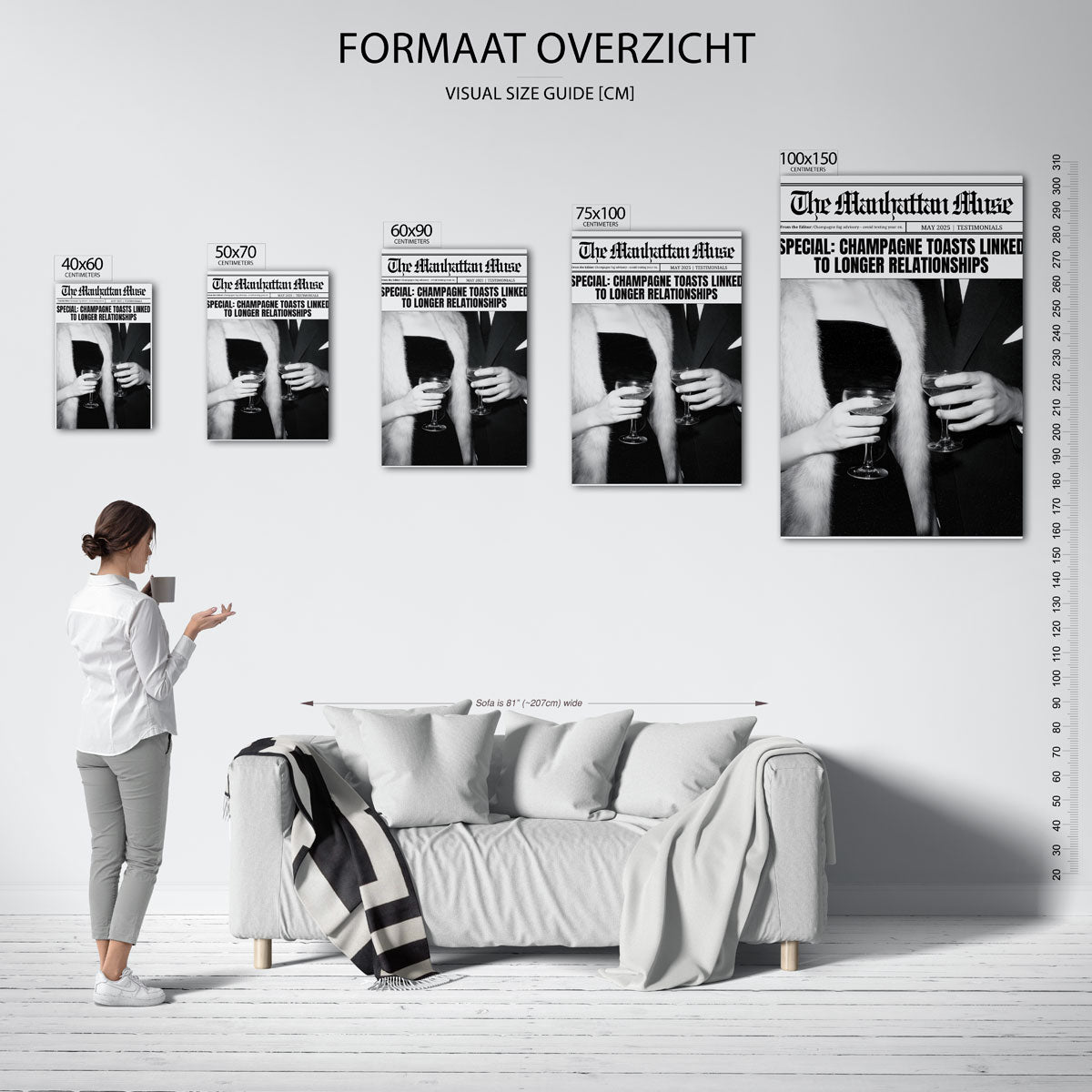 Elegante toast Kunstwerk