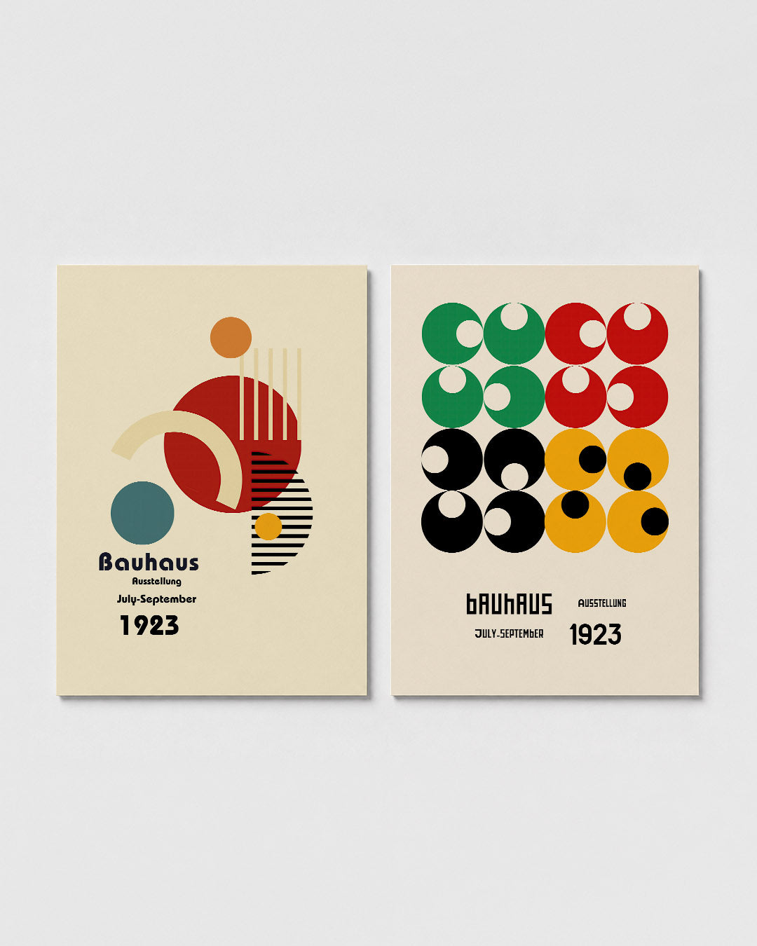 Vormen en vlakkenspel Posterset