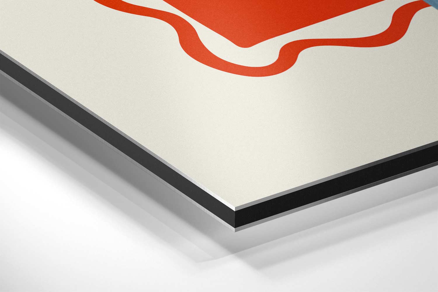Pasta Liefdestaal Poster Kunstwerk-canvas-dibond-plexiglas-wanddecoratie-WallArtistic