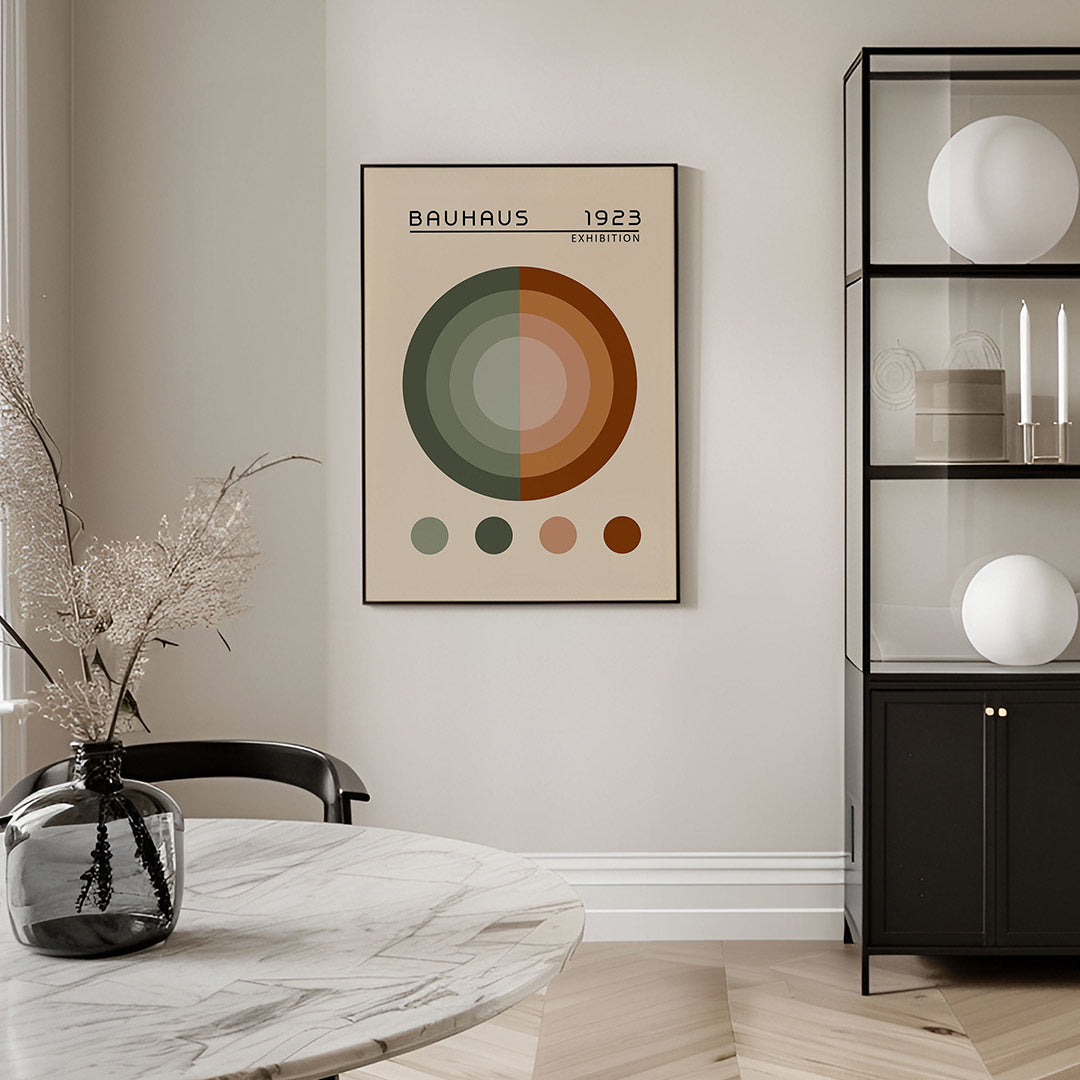 Cirkelvormen en kleuren Poster