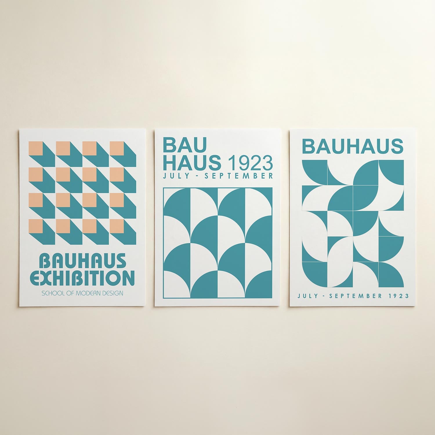 Vormen en schaduwen Posterset