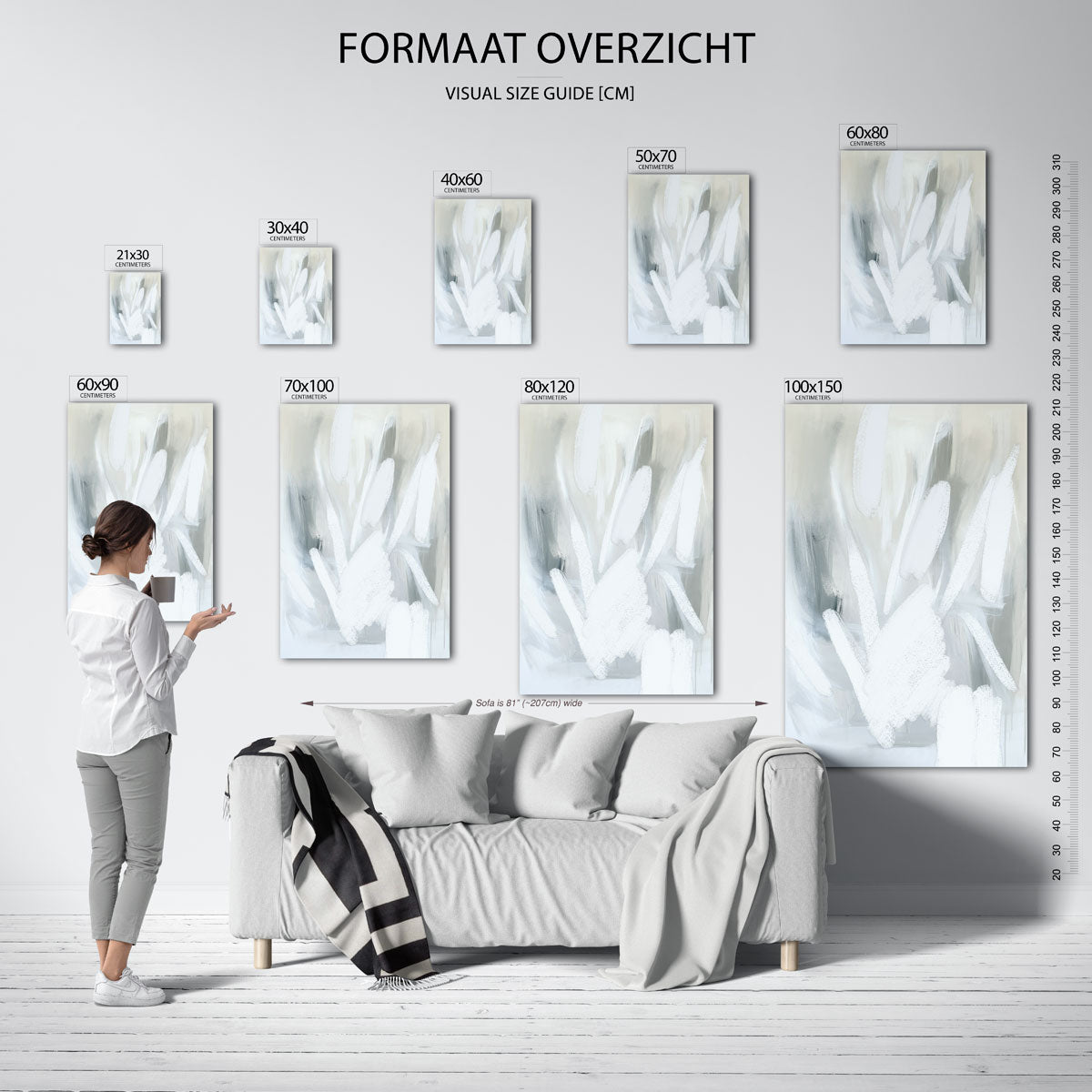 Abstracte vormen Poster