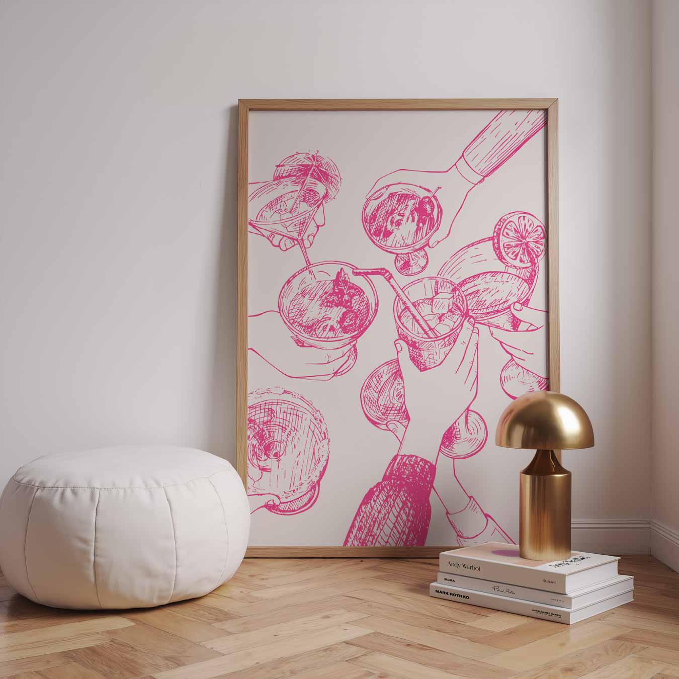 Cheers to Friendship Posters Poster-WallArtistic