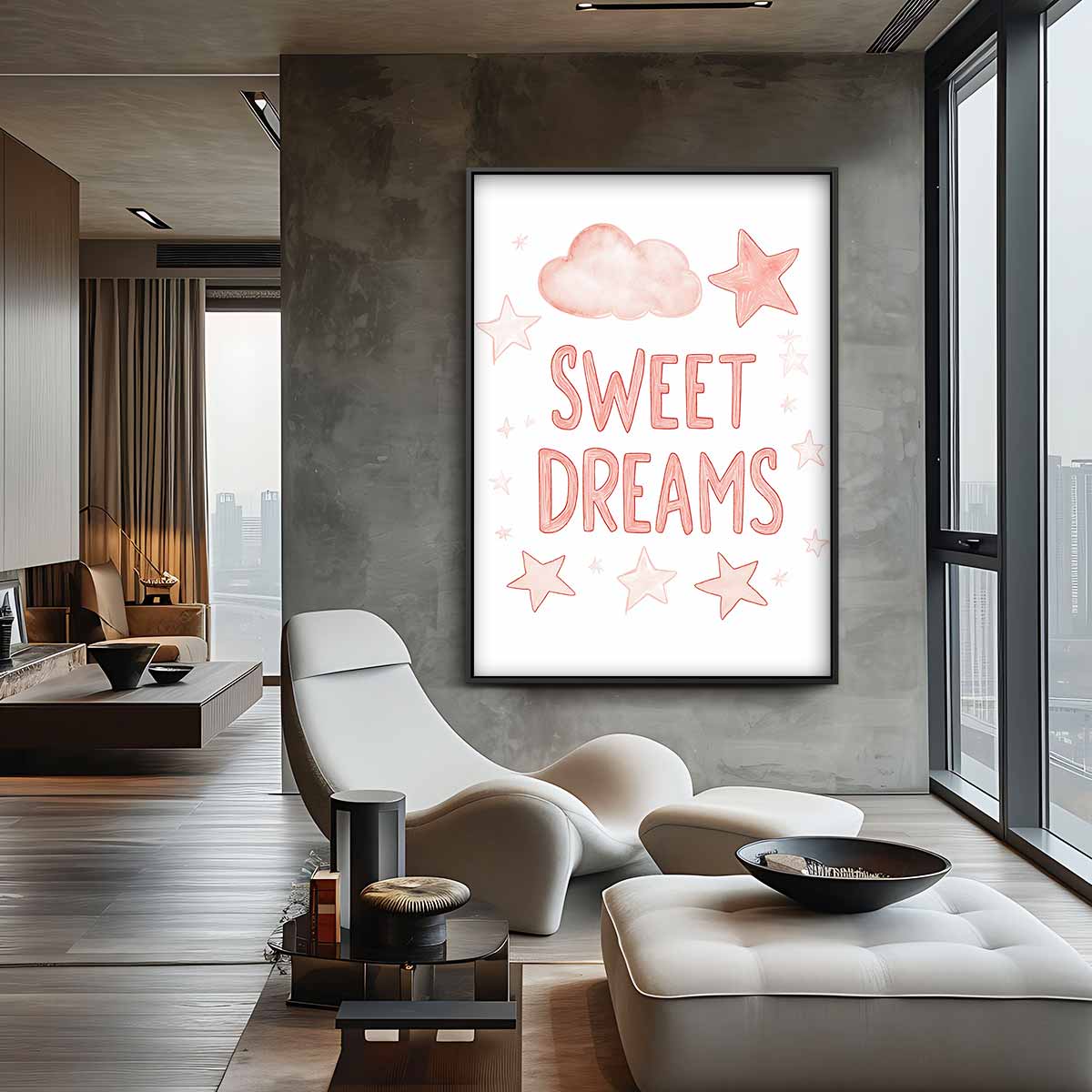 Sweet Dreams Wanddecoratie Kunstwerk-canvas-dibond-plexiglas-wanddecoratie-WallArtistic