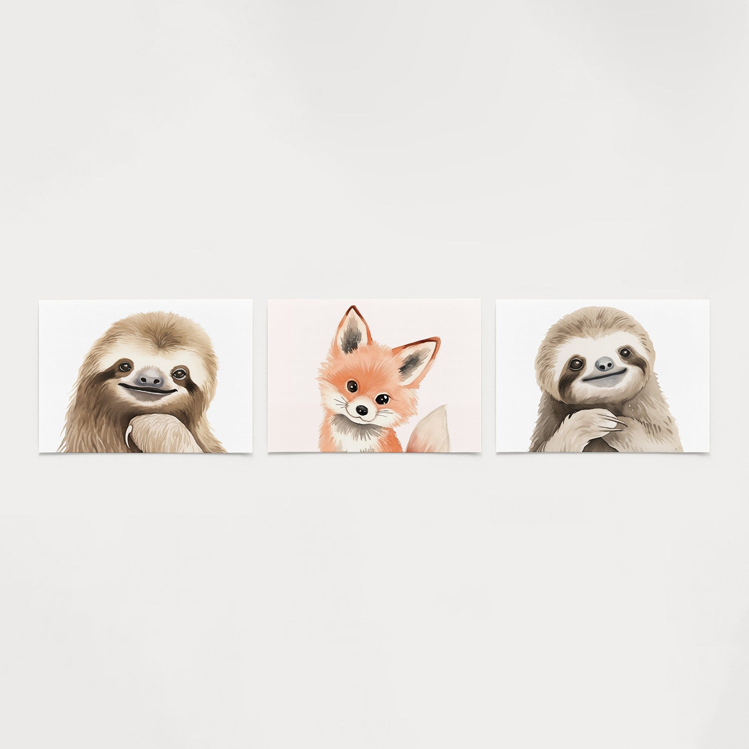 Vorm en glimlach Posterset
