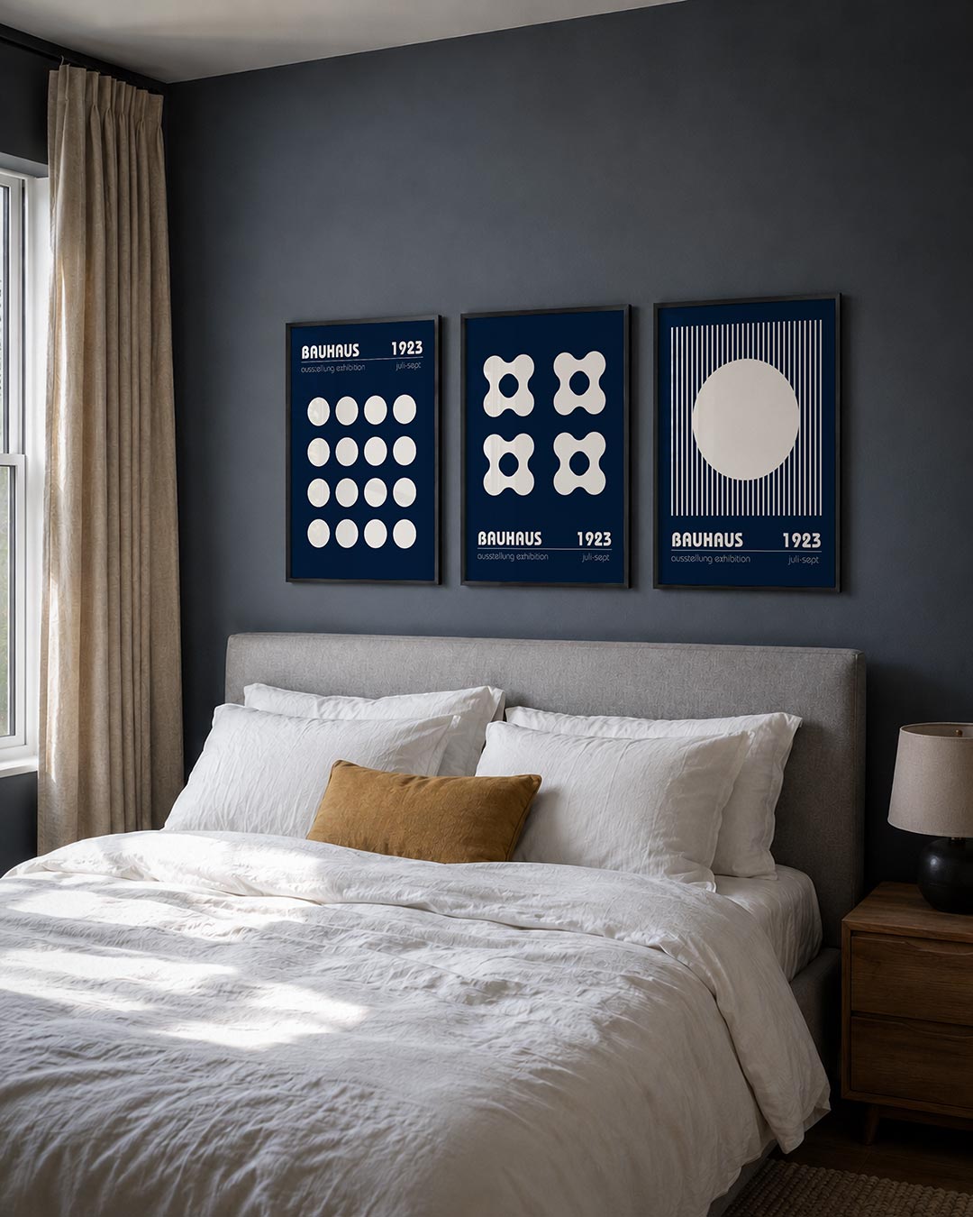 Cirkelritme en lijnen Posterset