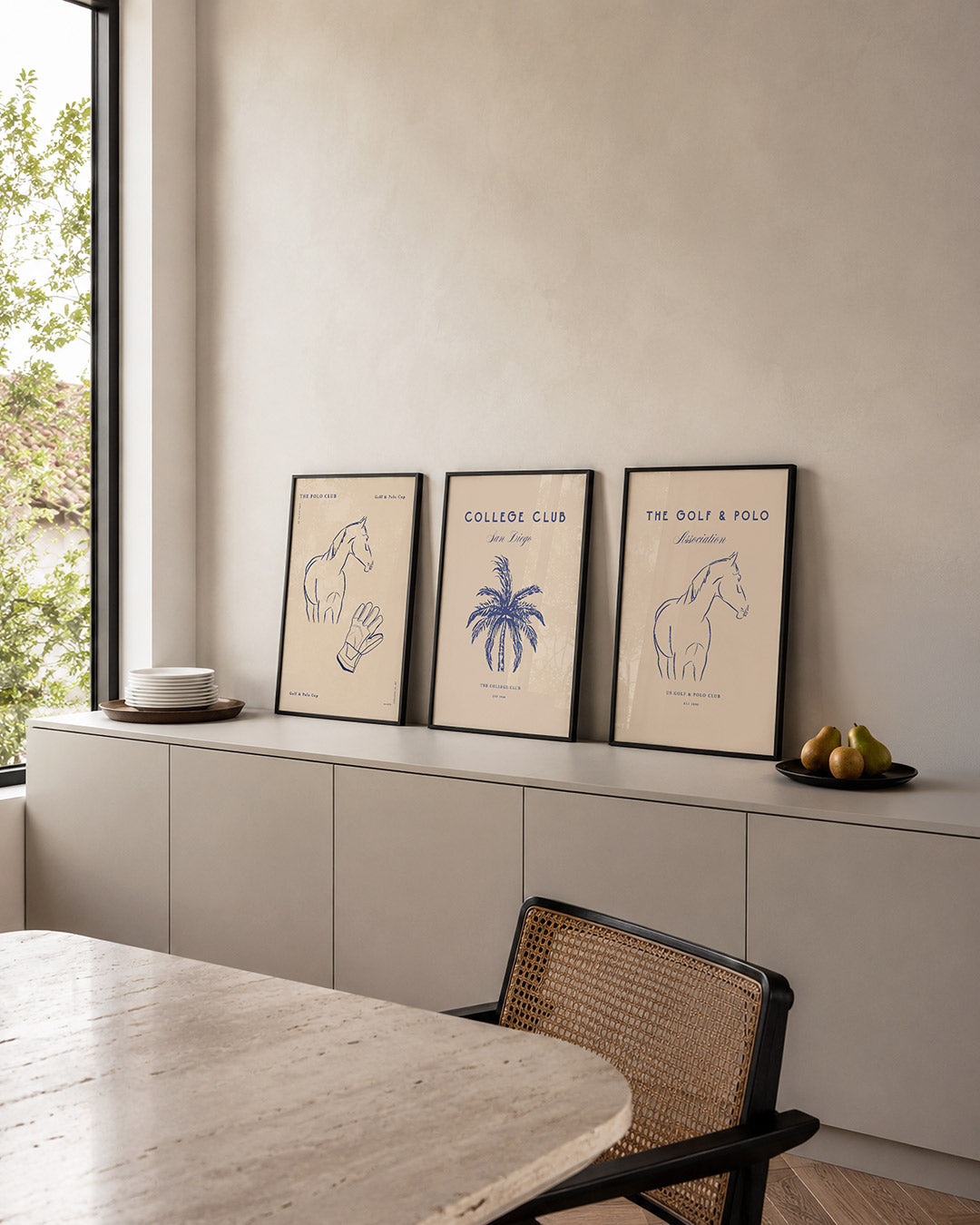 Paard en handschoen Posterset