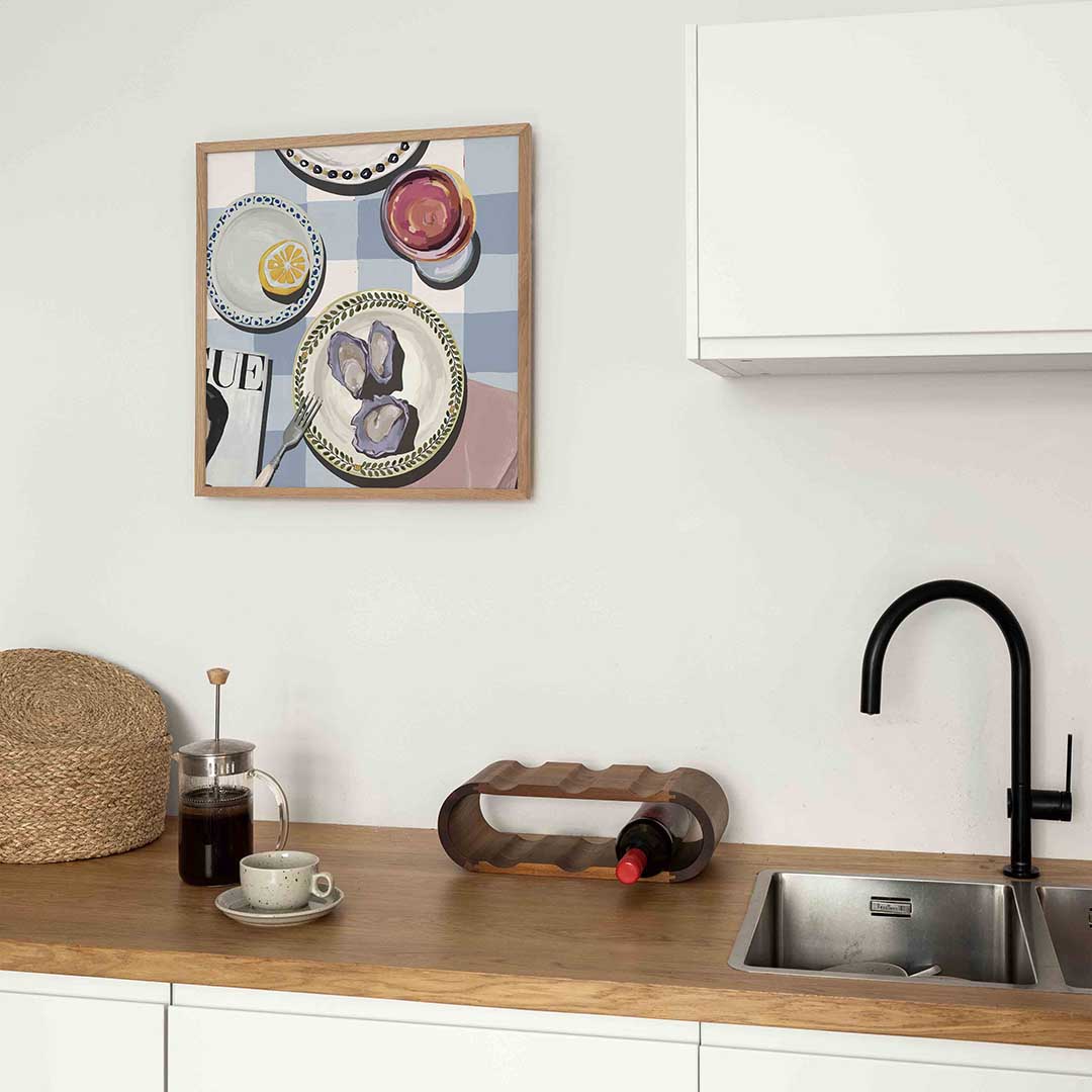 Oesters en citroen Poster
