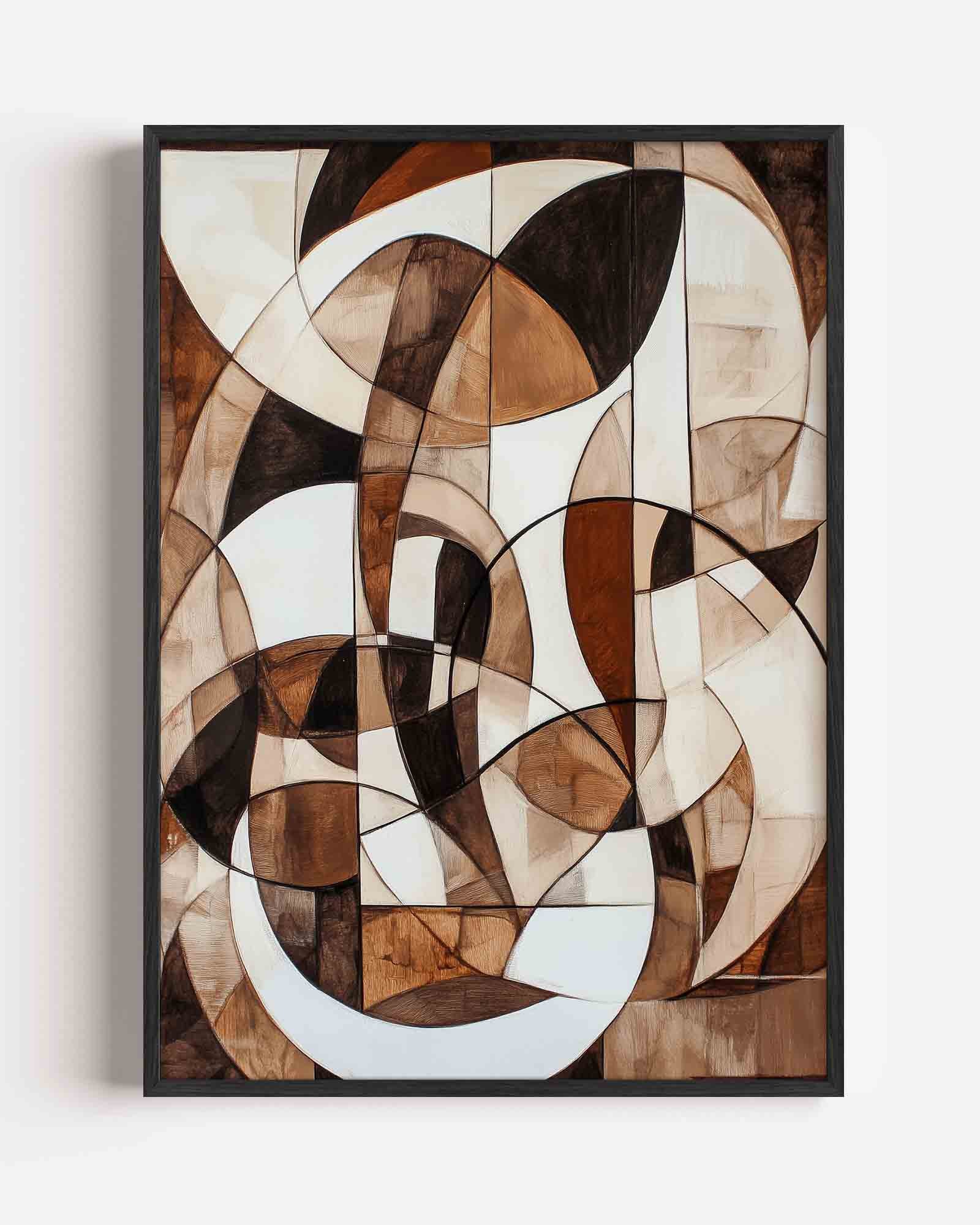 Abstracte vormen Poster