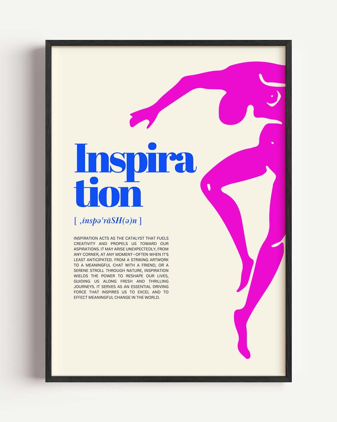 Inspiratie in Beweging Poster-WallArtistic