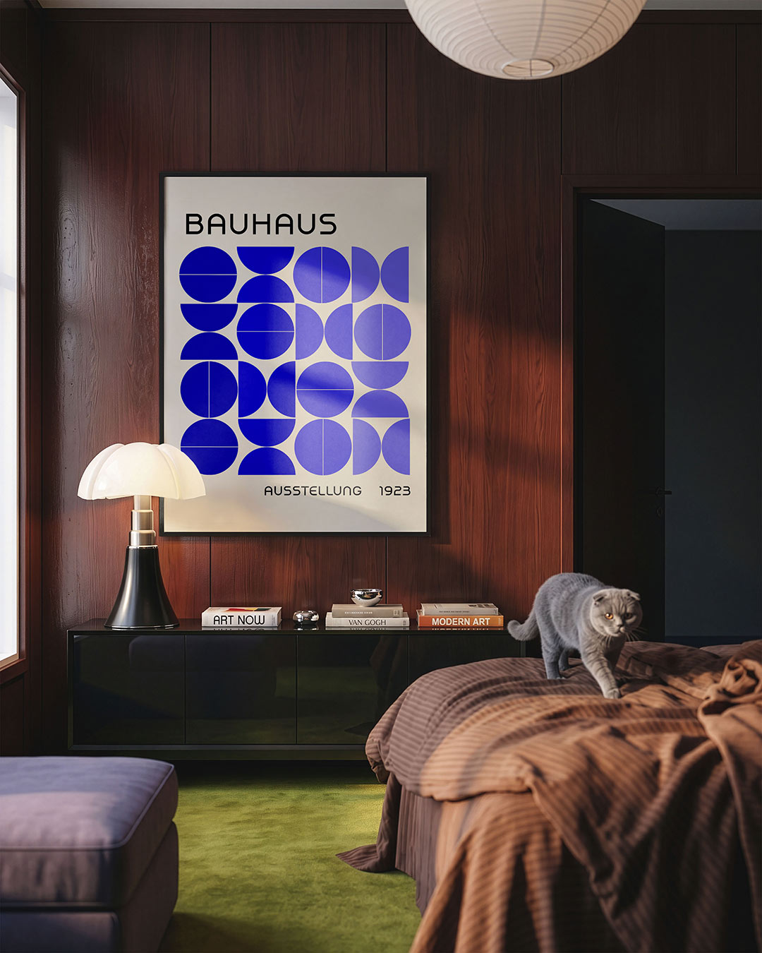Vormritme en kleur Poster