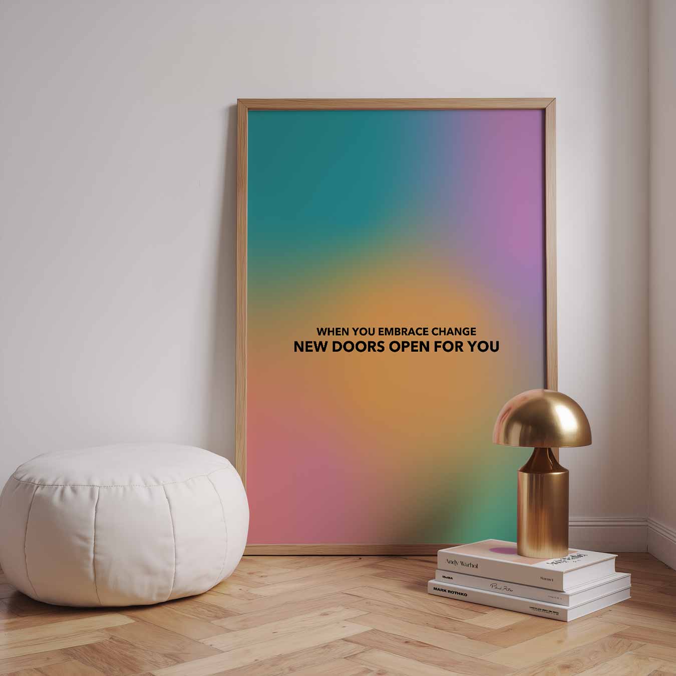 Inspirerende Deuren Poster-WallArtistic
