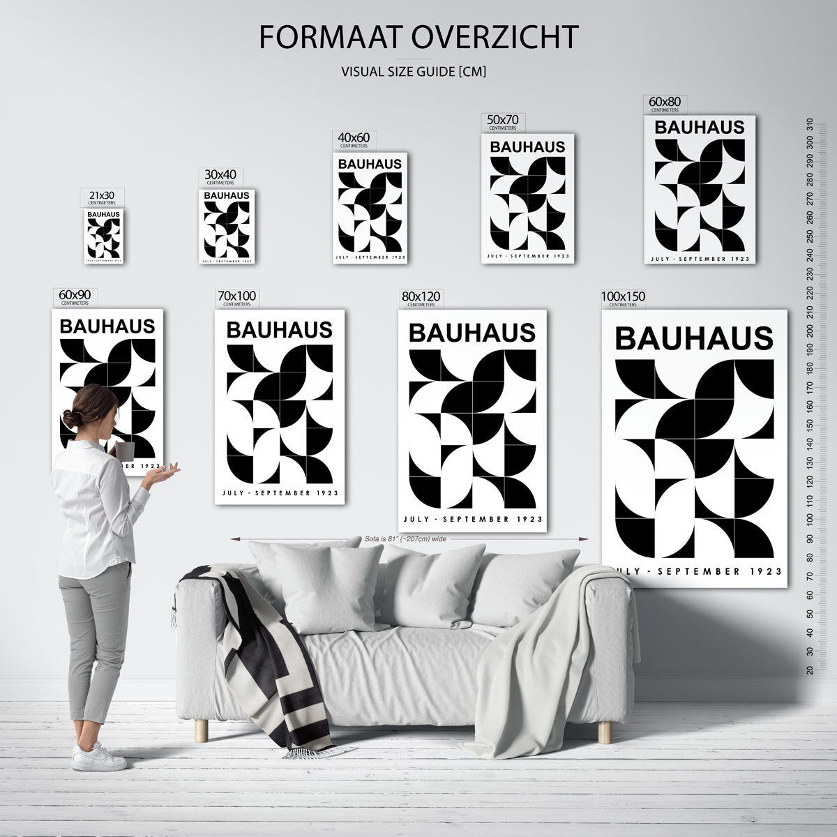 Vormen en vlakken Poster