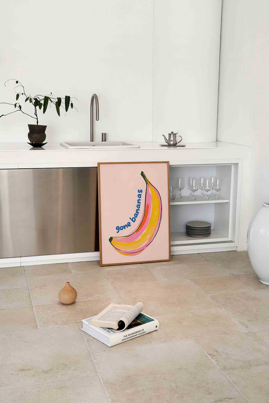 Banaan met tekst Poster