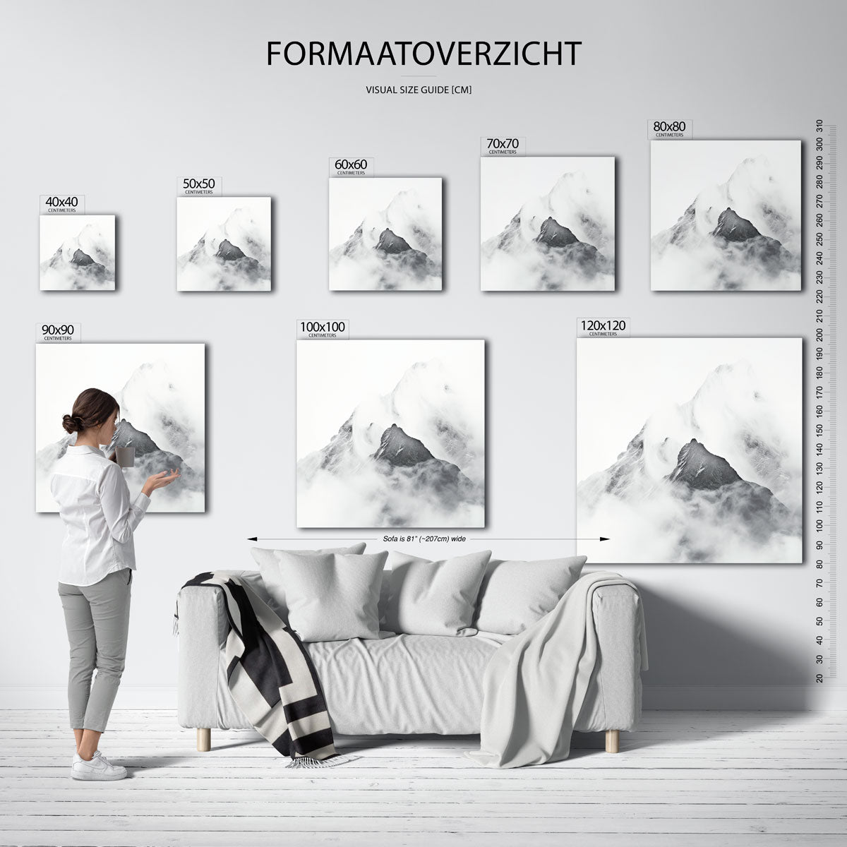 Berglandschap Poster