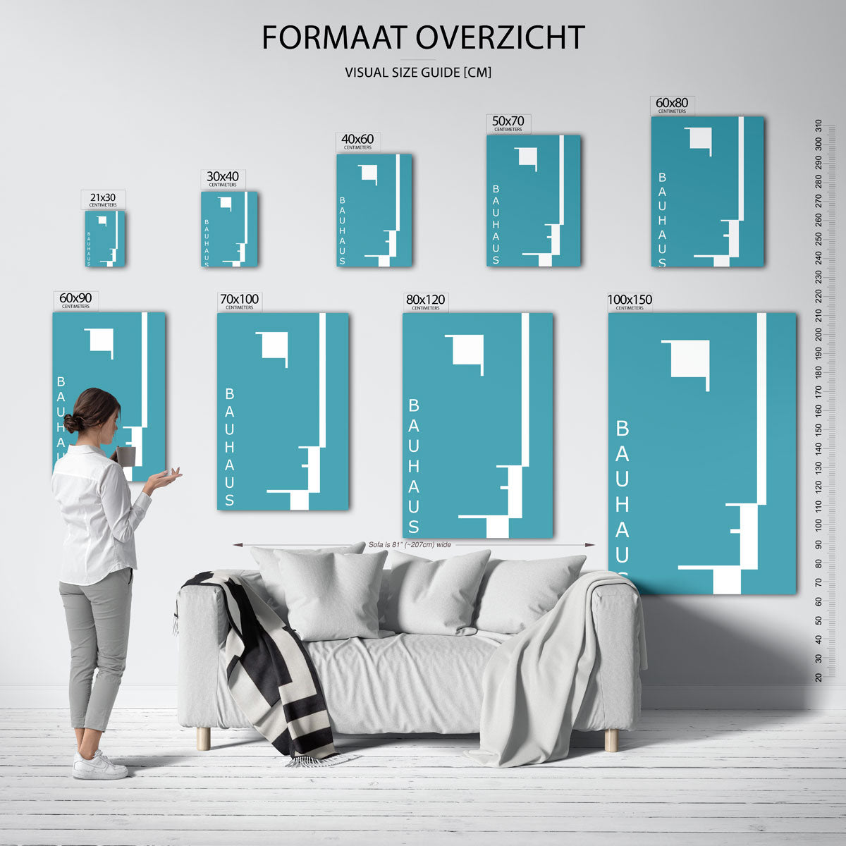 Vorm en lijnen Poster