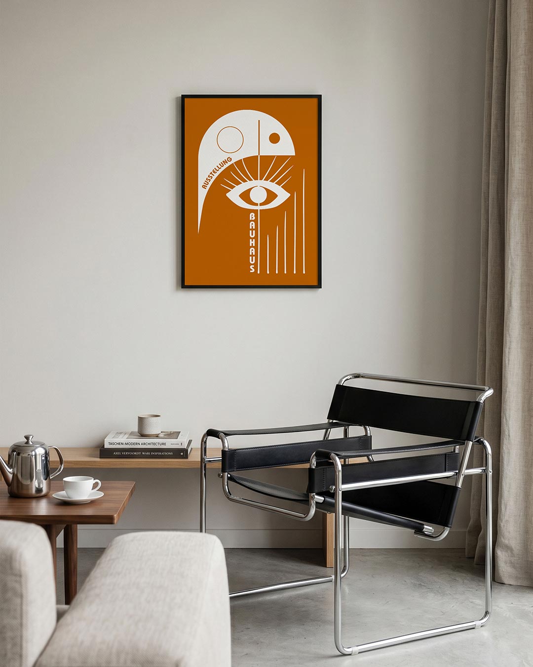 Oog en lijnen Poster