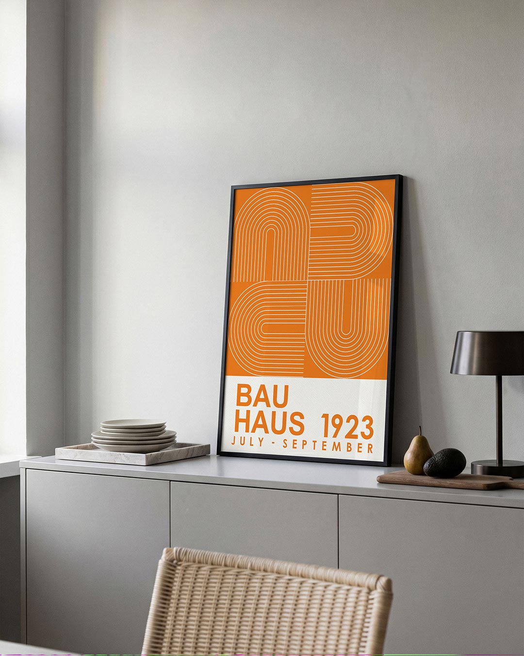 Lijnen en vlakkenspel Poster