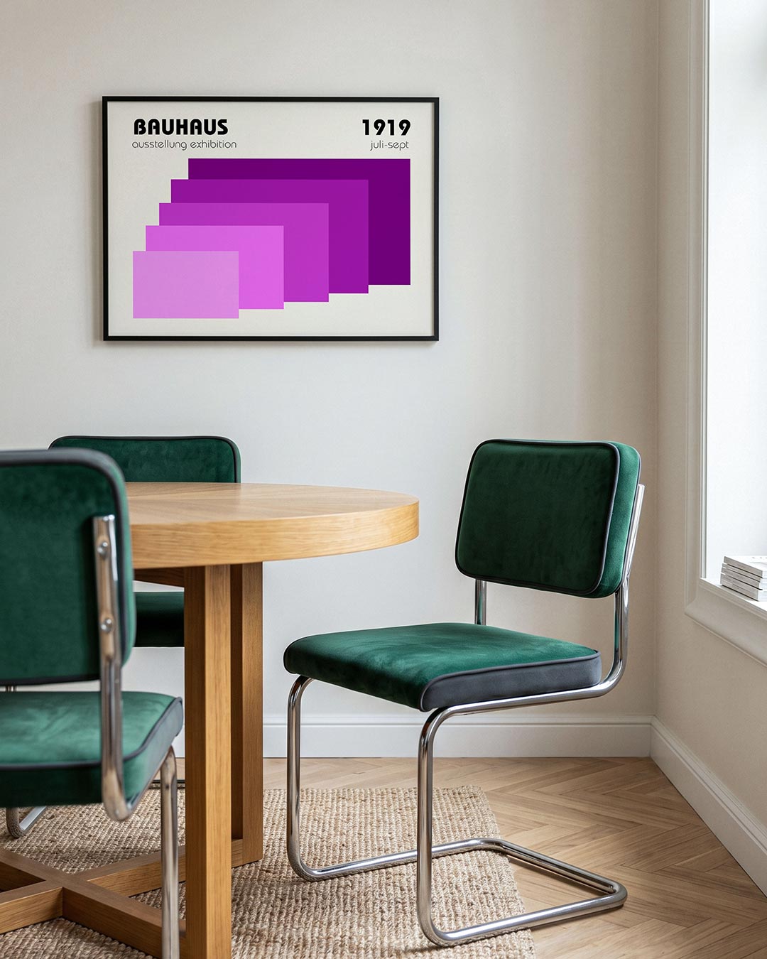Vormritme en kleur Poster
