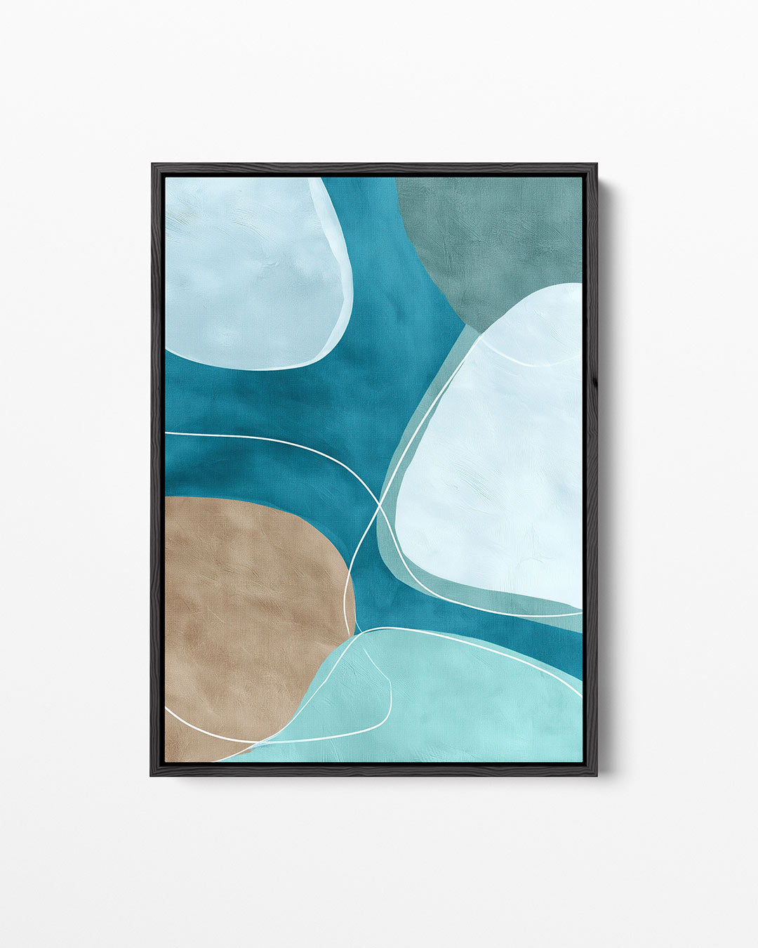 Organische vormen compositie Kunstwerk