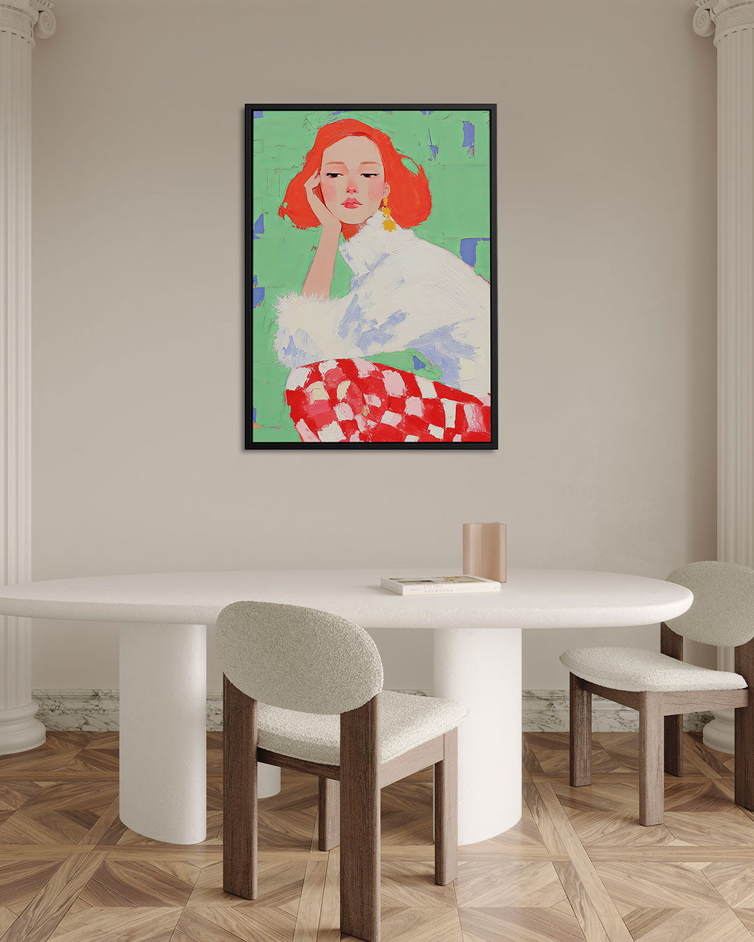 Vrouwelijk portret Kunstwerk