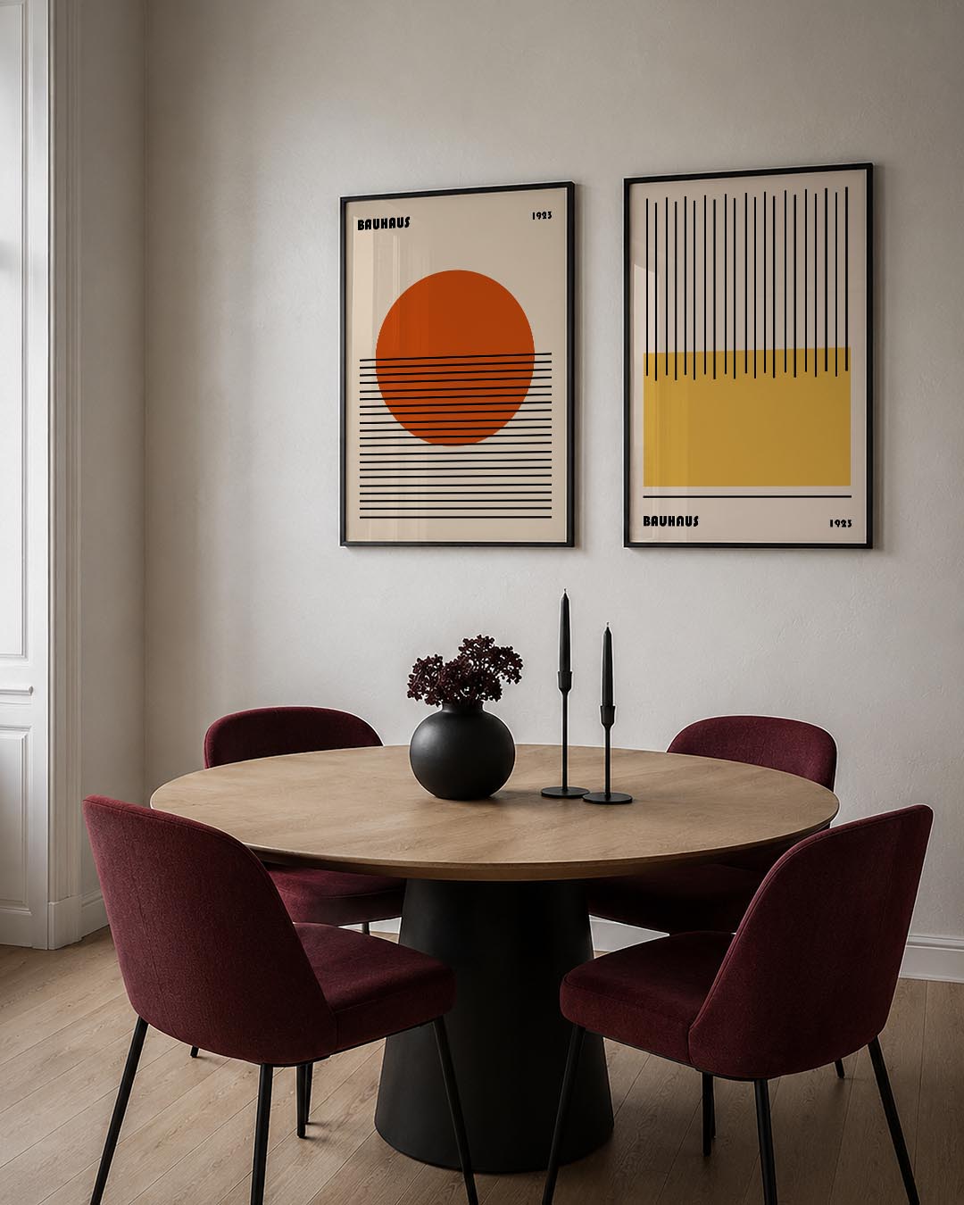 Cirkel en lijnen Posterset