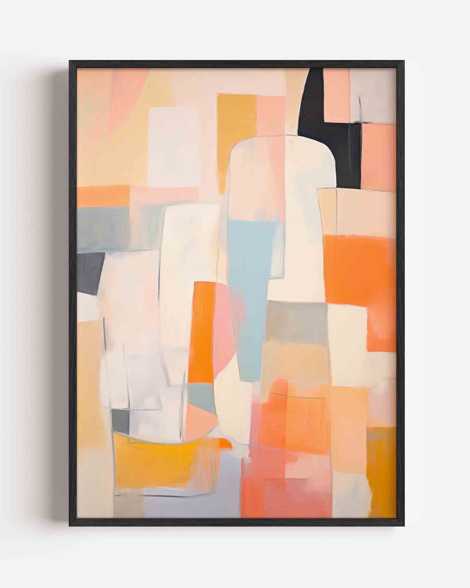 Abstracte vormen Poster